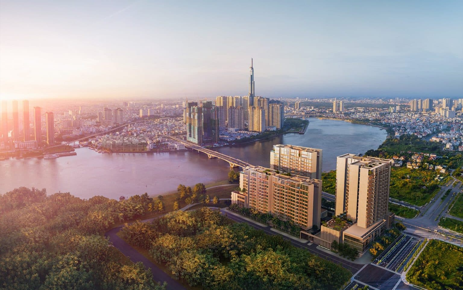 Dự án The River Thủ Thiêm tại 23 Đ. Trần Bạch Đằng, An Khánh, TP.HCM