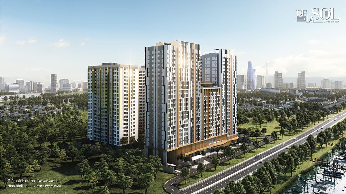 Dự án De La Sol tại 1 Tôn Thất Thuyết, Vĩnh Hội, TP.HCM